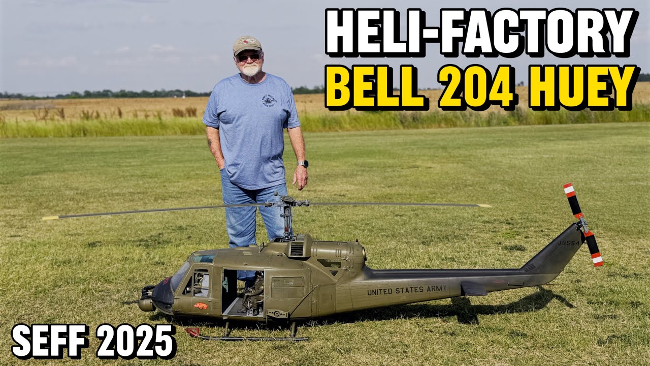 SEFF 2025 Heli-Factory Bell 204 Huey Flown By Jon Ellis