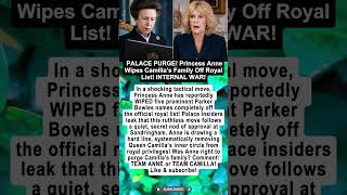 PURGED! Anne Wipes Camilla’s Family Off Royal List After Secret Sandringham Nod!