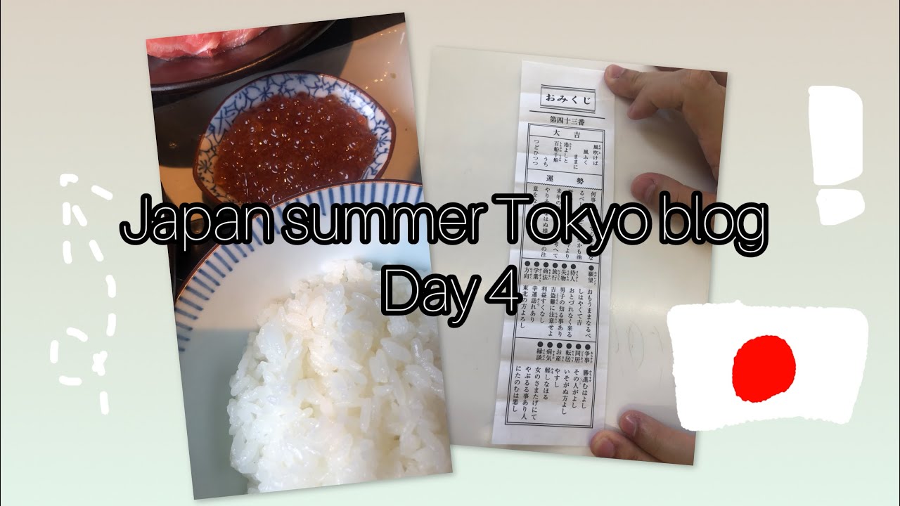 Japan summer Tokyo blog day 4! (Finally uploading lol)