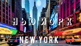 Нью-Йорк  4k ULTRA HD  Красивый Город