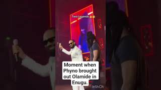 Moment when Phyno brought out Olamide in Enugu. #olamide #phyno #afrobeat #nigeriamusic