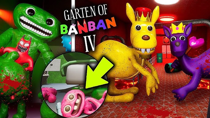 Garten Of Banban 3 - NOVO personagem NIBBLER DO ABISMO APARECEU FINALMENTE  (Reação) 