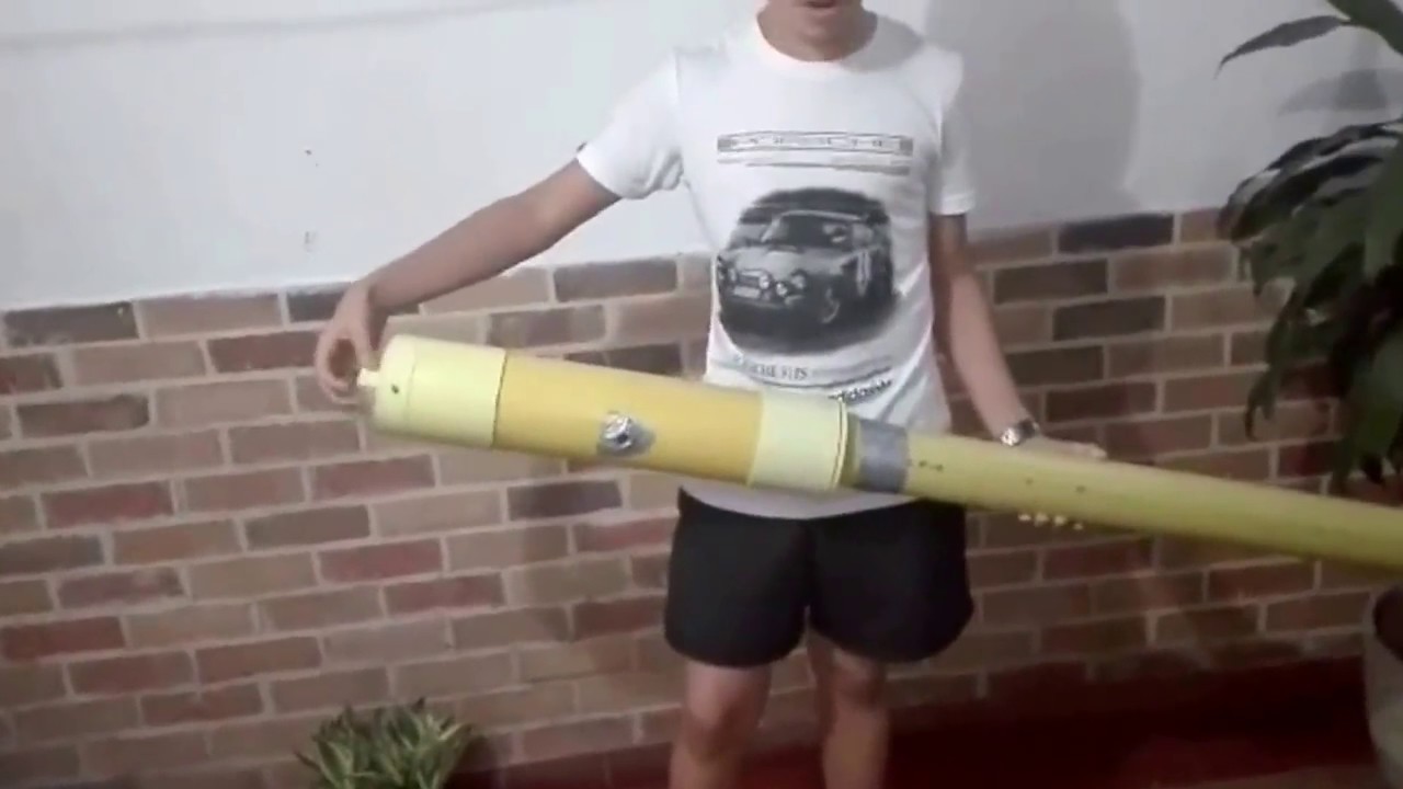 Como hacer un cañon CASERO - YouTube