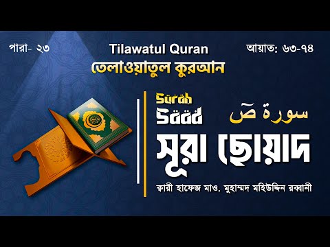 মন শীতল করা তেলাওয়াত | সূরা ছোয়াদ || سورة ص || Surah Sâad || আয়াত ৬৩-৭৪
