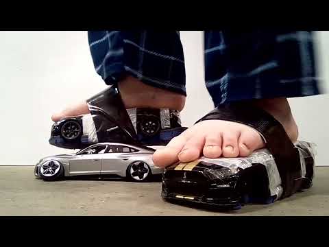 Audi durability test ends in barefoot stomping