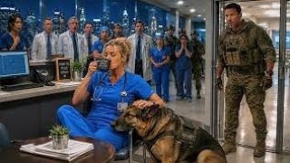 Can I Sit With You, the SEAL Commander Asked — Then His Police K9 Recognized the Rookie Nurse