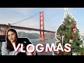 Christmas in San Francisco, Japan Town, Golden Gate and Wrapping Presents | Vlogmas Week 4