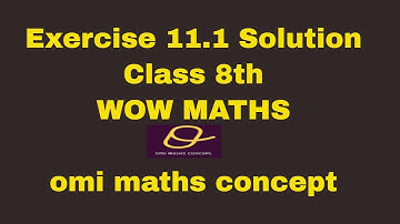 Exercise 11.1 solution of class #8th# wow maths #Properties of Quadrilaterals
