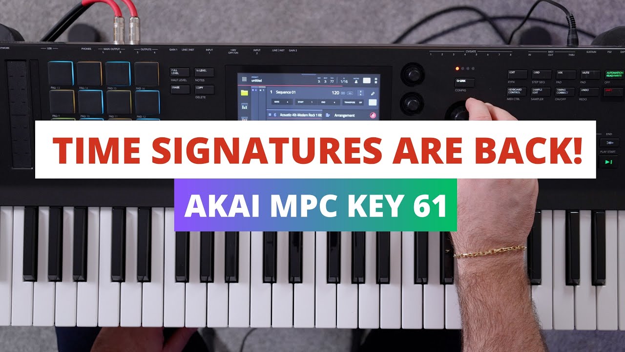 Akai MPC Key 61 — ТАКТИЧНЫЕ РАЗМЕРЫ возвращаются!!! Учебное пособие по обновлению до OS 3.6
