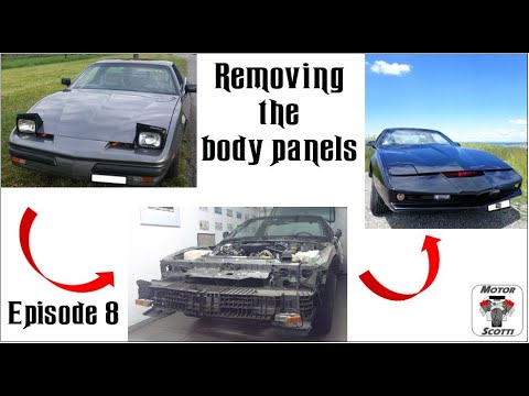 KITT Firebird Trans Am - Episode 8 - Removing the body panels