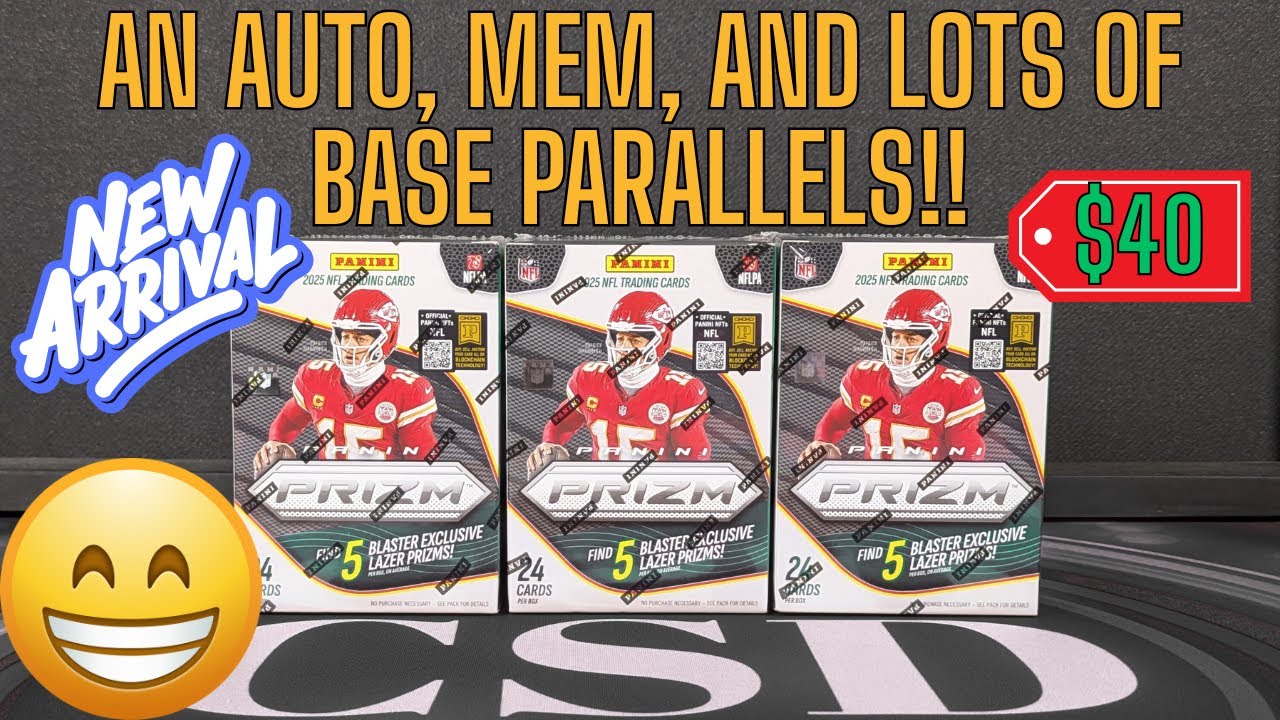 Обзор набора Panini Prizm Football Blaster Box 2025 года!! Это ПОСЛЕДНИЙ набор Prizm FOOTBALL?!?