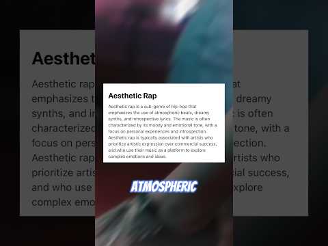 WHAT IS AESTHETIC RAP? #lilbubblegum #music #aestheticrap
