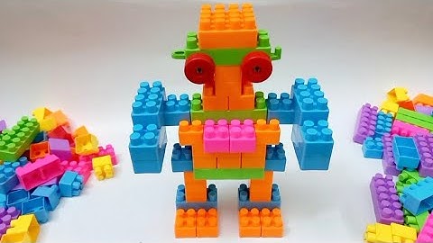 Satisfying DIY Lego Robot / ASMR Building Blocks / Lego Blocks Game #buildingblocks#asmr#asmrsounds