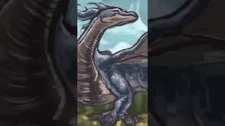 ⚪🐉🛡️ silver dragon #art #procreate #digitalart #speedpaint #conceptart  #mythart #dragonart