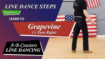 6 GRAPEVINE 1/4 TURN