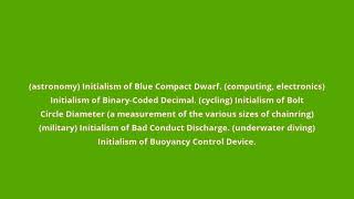 what is the meaning of BCD