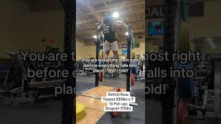 Do the work and believe in yourself! #backday #rows #believe #dothework #gymlife