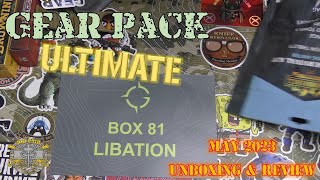 Gear Pack ULTIMATE May 2023 - Box 81 - Libation - Unboxing & Review