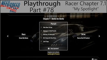 Need For Speed Rivals (PS3) Part 78 - Racer Rank 17 - My Spotlight