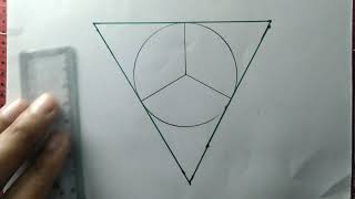 Draw An Equilateral Triangle That Fits Exactly Outside A Circle
