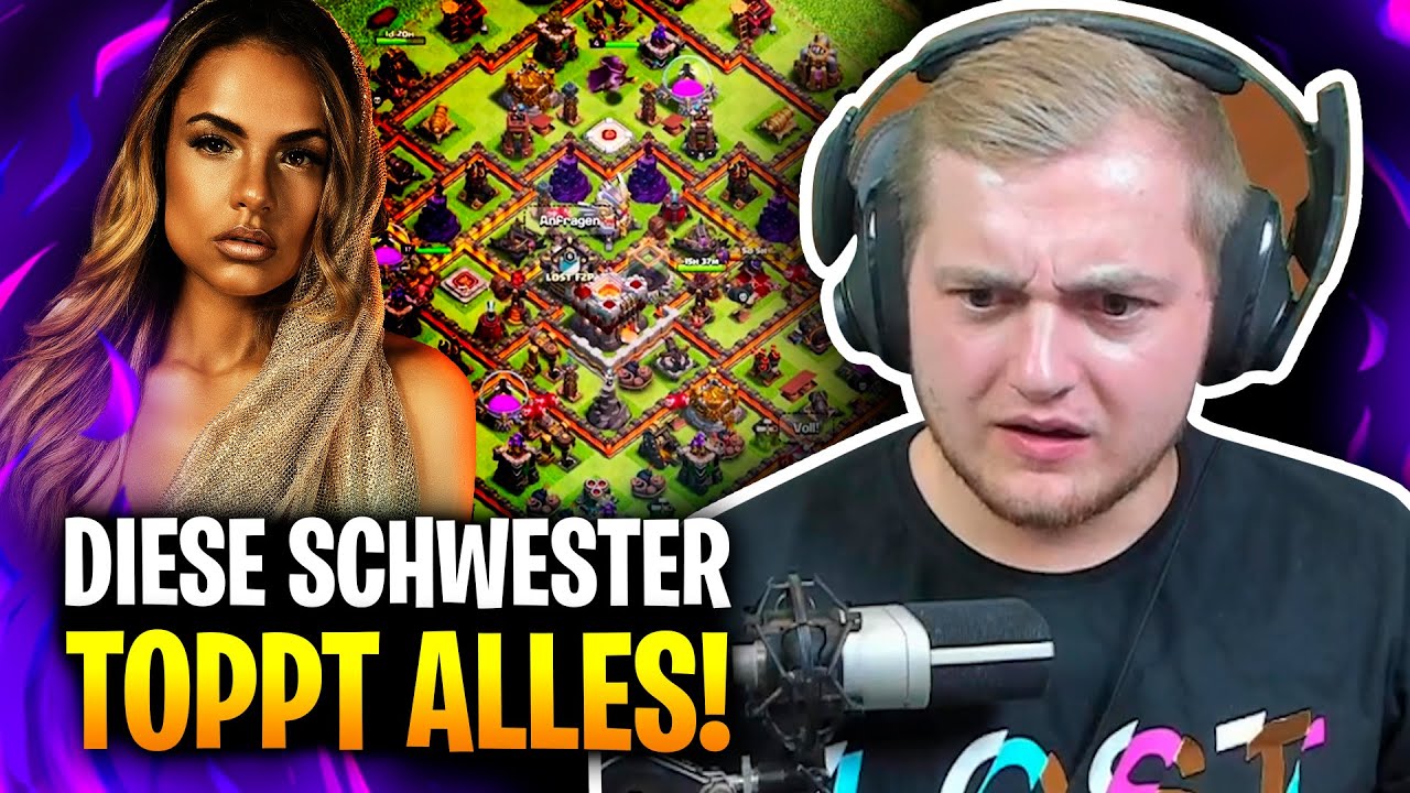 😱🤣 SCHWANGER durch FREMDGEHEN mit Freund der Schwester?! | Free2Play Challenge in Clash of Clans!