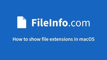How to show file extensions in macOS