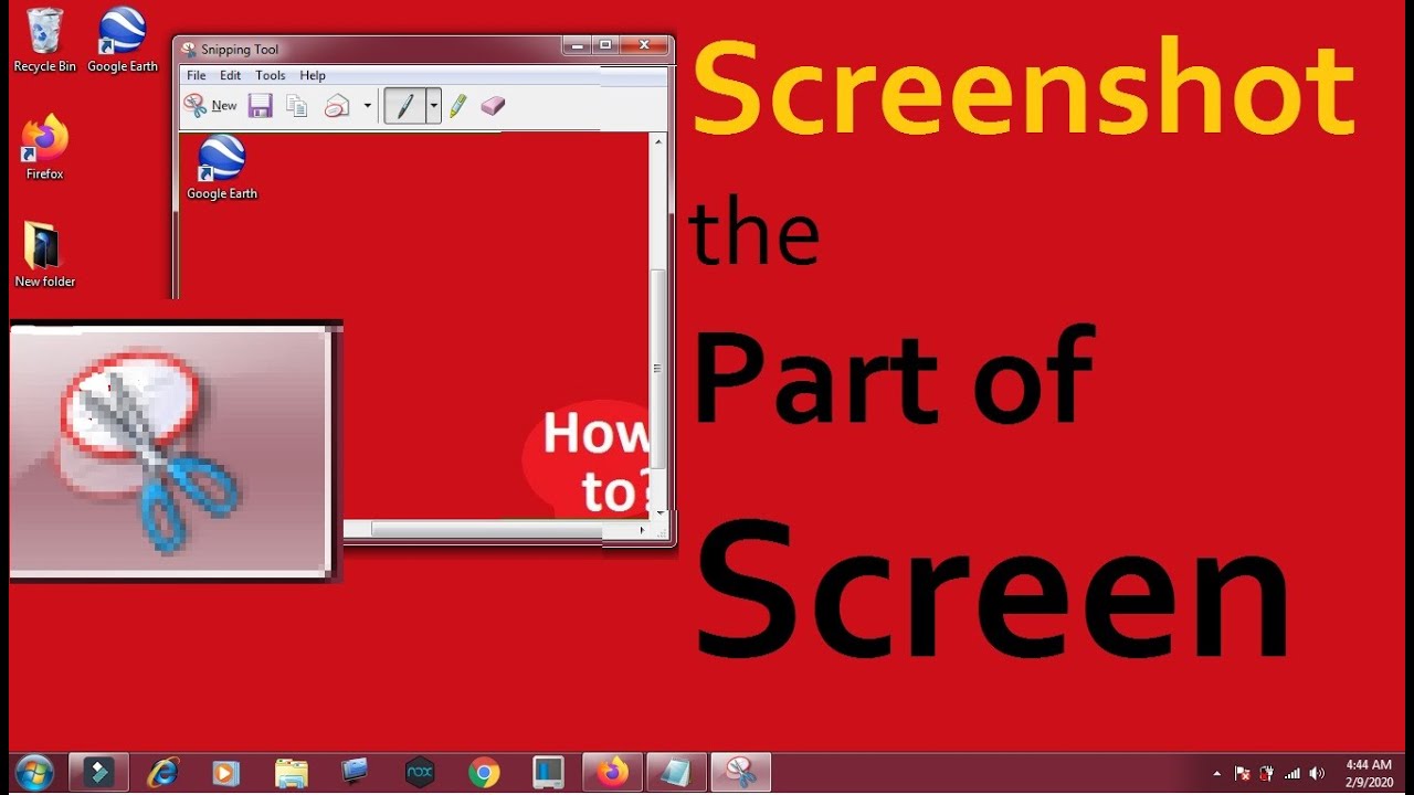 Only screenshot the part of the screen you want - YouTube