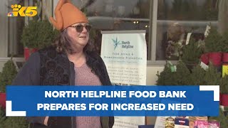 North Helpline food bank prepares for increased need this holiday season