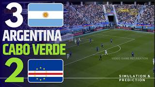   Argentina  3 - 2 Cabo Verde  Highlights    Copa Mundial 20