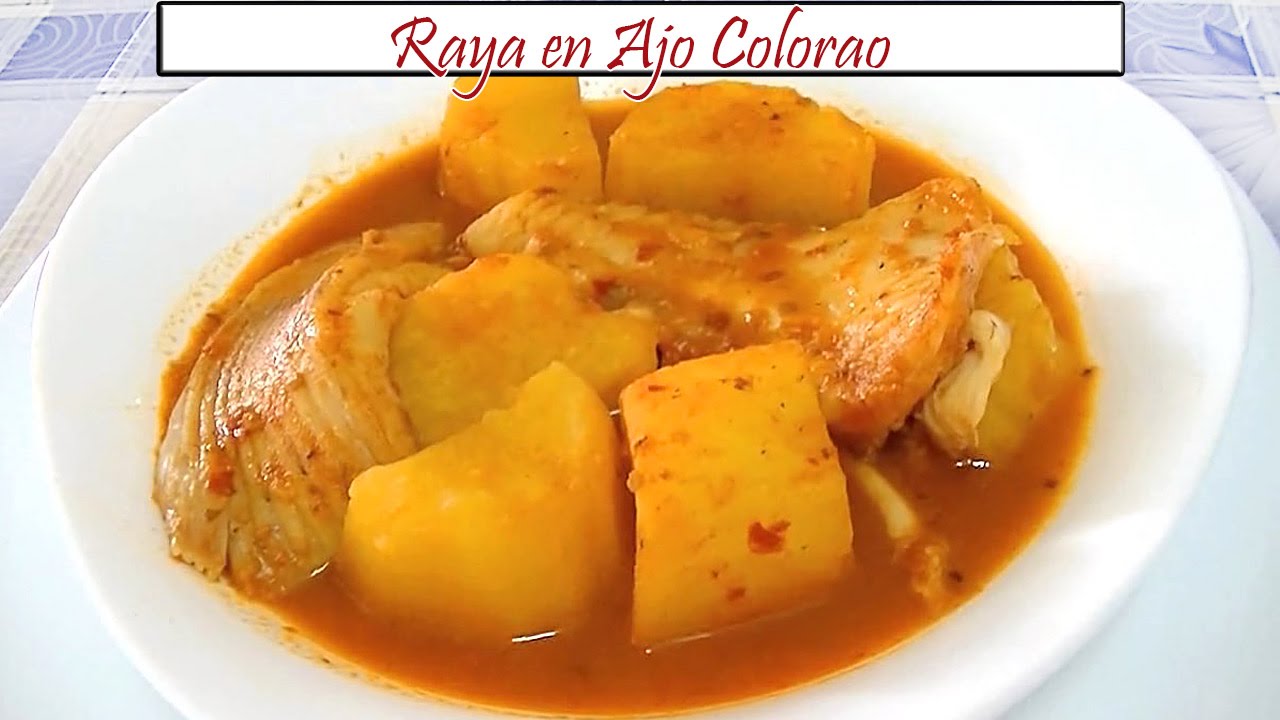 Raya en Ajo Colorao | Receta de Cocina en Familia