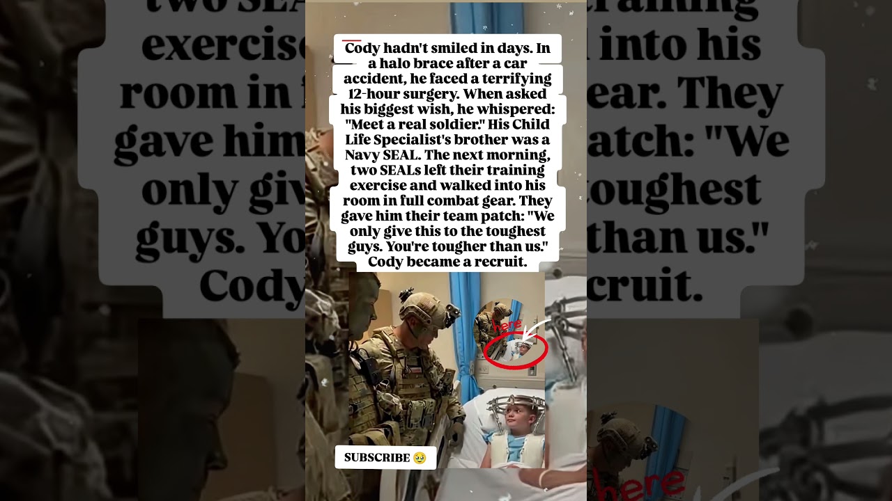 He Asked to Meet a Soldier Before Surgery — What Walked Into His Room Changed Everything