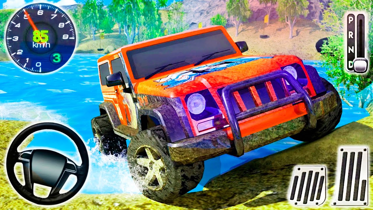 Offroad Drive Jeep Simulator 3D - SUV 4X4 Driving Prado Car Hill Climbing iOS | Android Gameplay