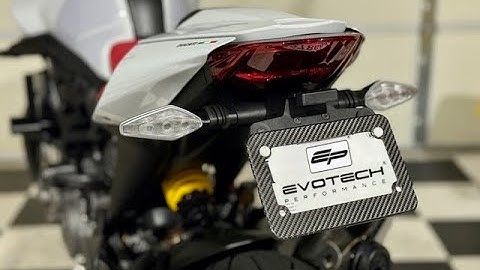 Evotech Tail Tidy Fender Eliminator Install on 2025 Ducati Monster 937 Plus