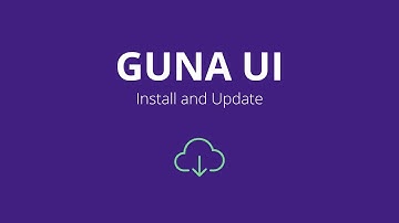 Guna UI Installation | Getting Started
