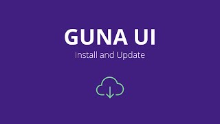 Guna UI Installation | Getting Started