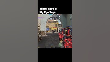 1v5 in A site 👀 #codm