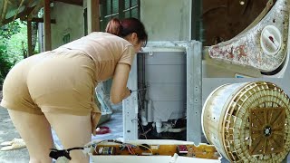 Repair severely damaged washing machines, genius at repairing electrical equipment