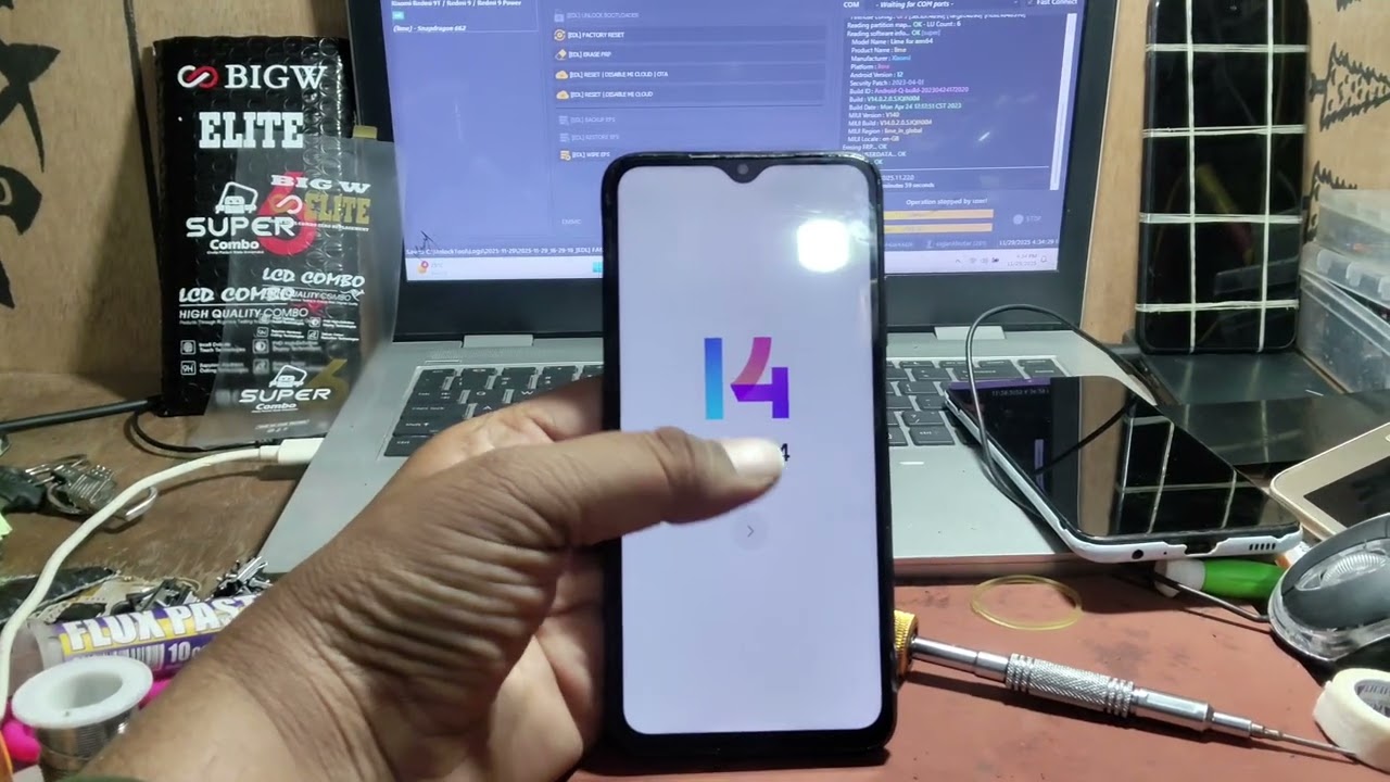 Redmi 9 power cpu Qualcomm  Pattern frp bypass unlock tool new method 2025 💯 working 👍