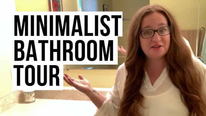 Minimalist Bathroom Tour + Our Minimalist Bathroom Essentials 