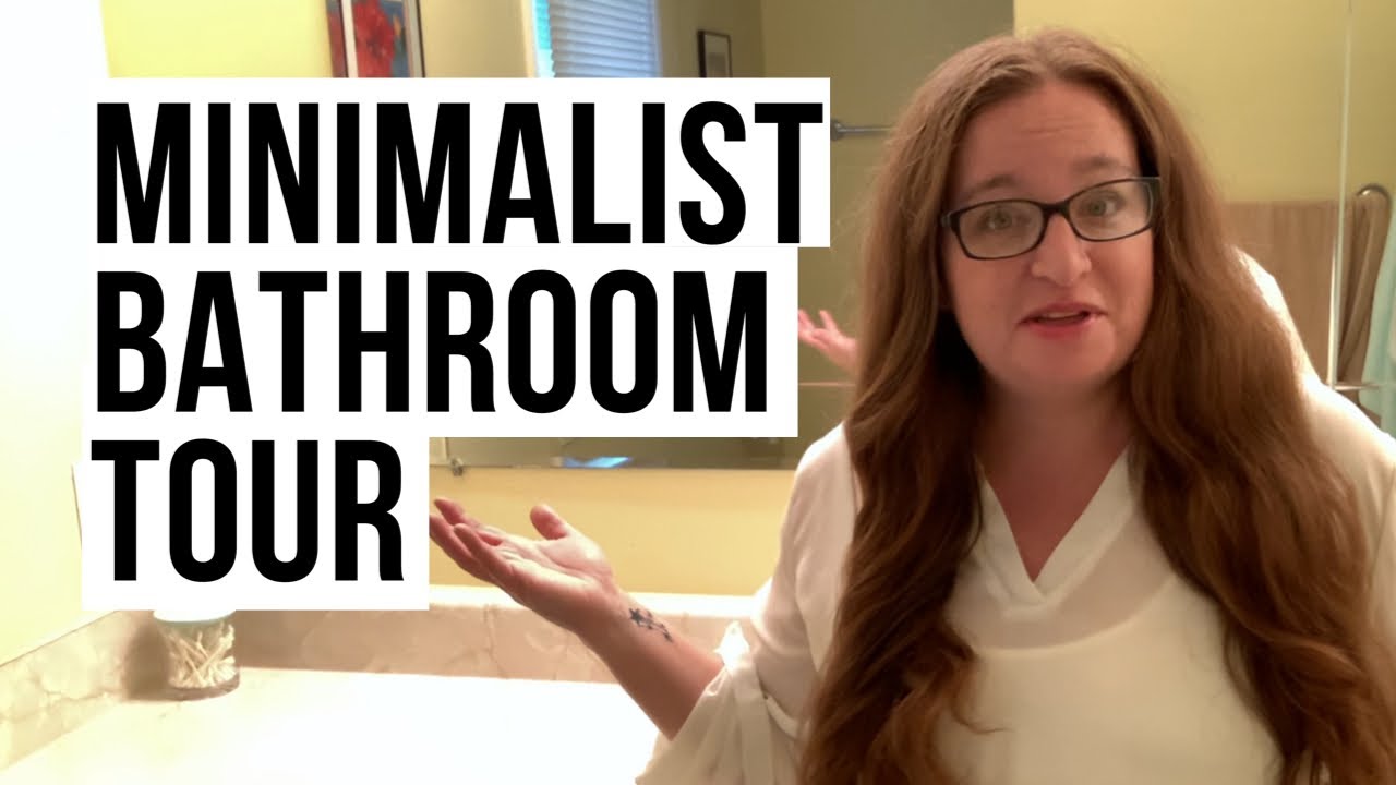 Minimalist Bathroom Tour  [Easier to Keep Clean + Organization!]