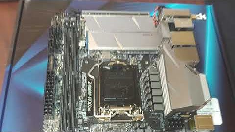 Unboxing AsRock Z490m ITX ac Z490 motherboard for 10th gen Intel CPU