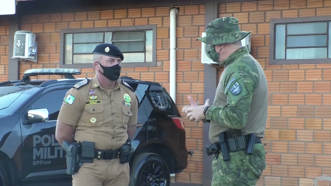 Comandante-geral da Polícia Militar do Paraná visita Marechal Rondon