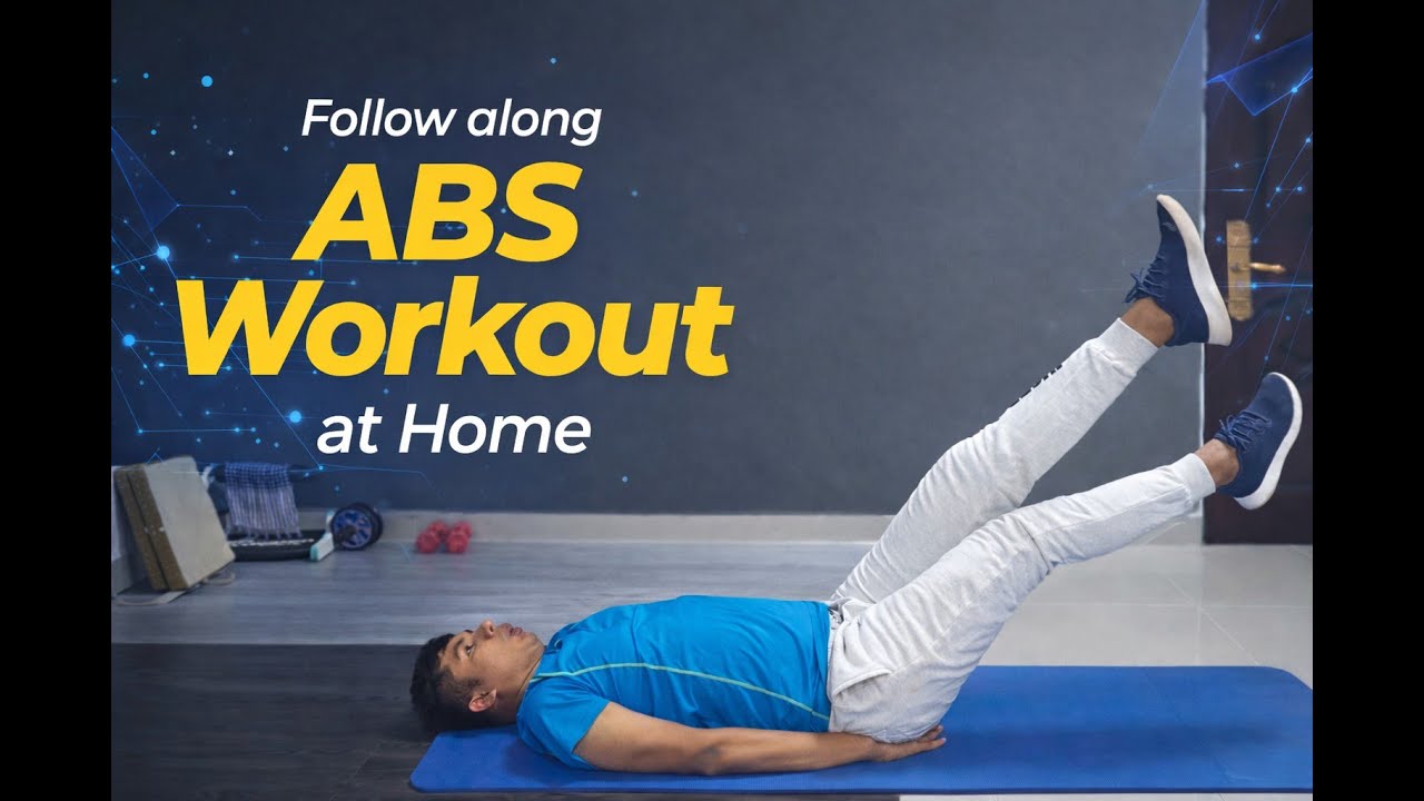 30 Minute Follow along ABS Workout at Home Part 26 - YouTube