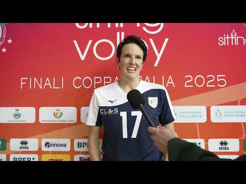 Video Coppa Italia F sitting volley: Sara Cirelli (Pisa) dopo la vittoria contro Nola