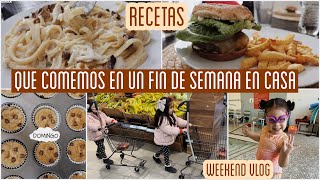 Que comemos en un fin de semana (recetas) + weekend Vlog 🤍