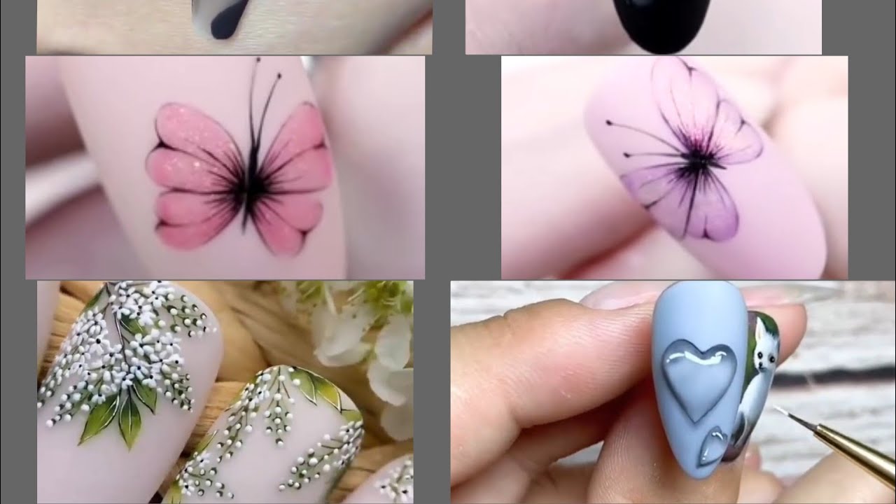 ✨ Trendy Nail Art Compilation 2026 💅 | Butterfly, Chrome, Matte & 3D Heart Designs#February 21, 2026