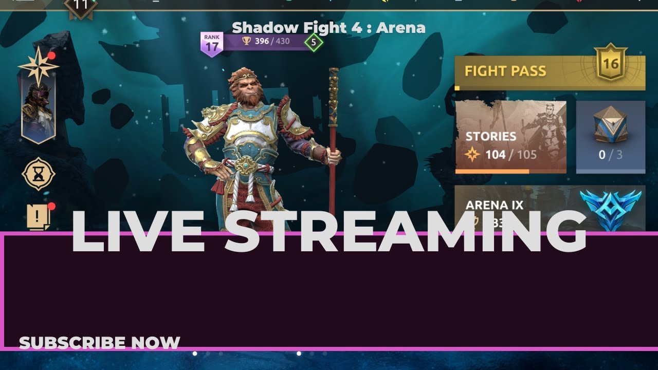 Live Masti & Gaming ---- Shadow Fight 4 ARena