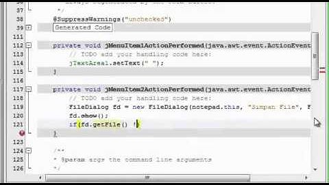 tutorial membuat notepad menggunakan java