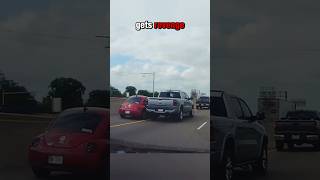 Driver Gets Revenge on Road Raging Pickup Truck