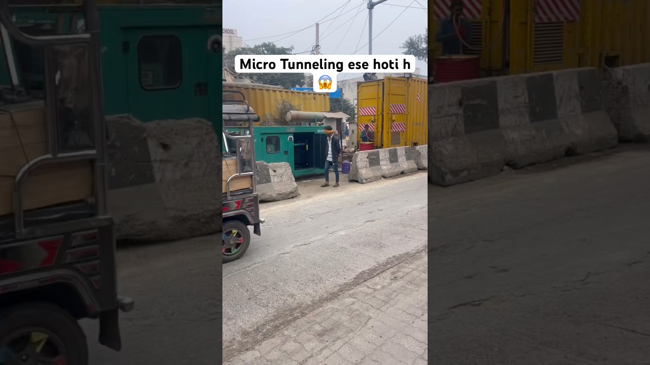 Micro Tunneling Work 😱😱 
